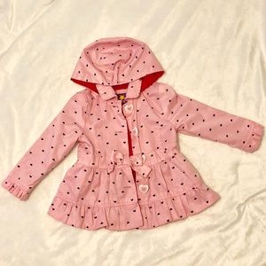 Pink with black hearts jacket